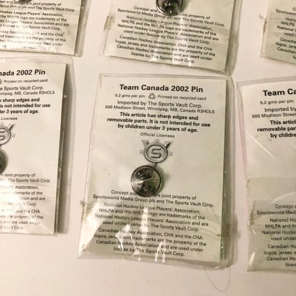 2002 Team Canada  Hockey Team Official Pin Collection Toronto Sun - Picture 14 of 16